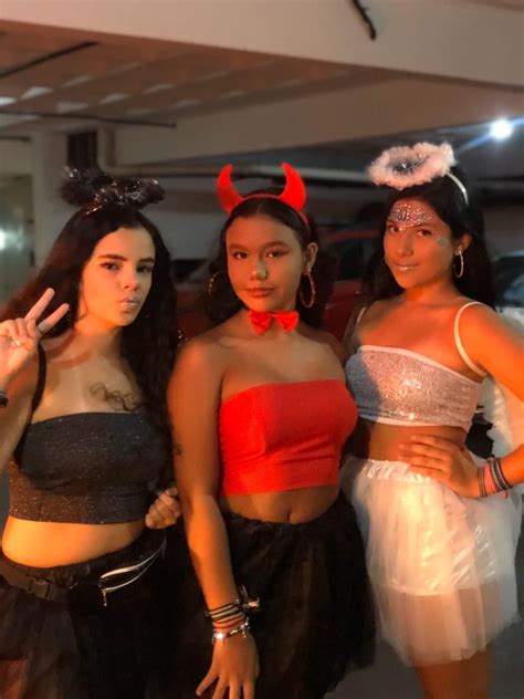 fantasia para trio halloween|Fantasias de trio femininas